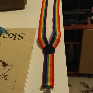 Regnbågs/Pride hängslen  - Fina hängslen. Använd en gång och är i gott skick. 