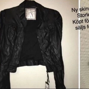  - Skinnjacka för 250kr , även fast det står annat på bilden. Helt ny, prislappen är kvar.  Den är köpt i Frankrike.
