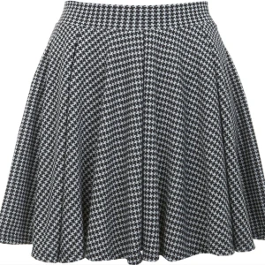  - Miss Selfridge houndstooth skater skirt