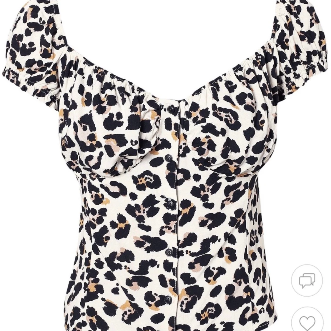 Leomönstrad topp - 90