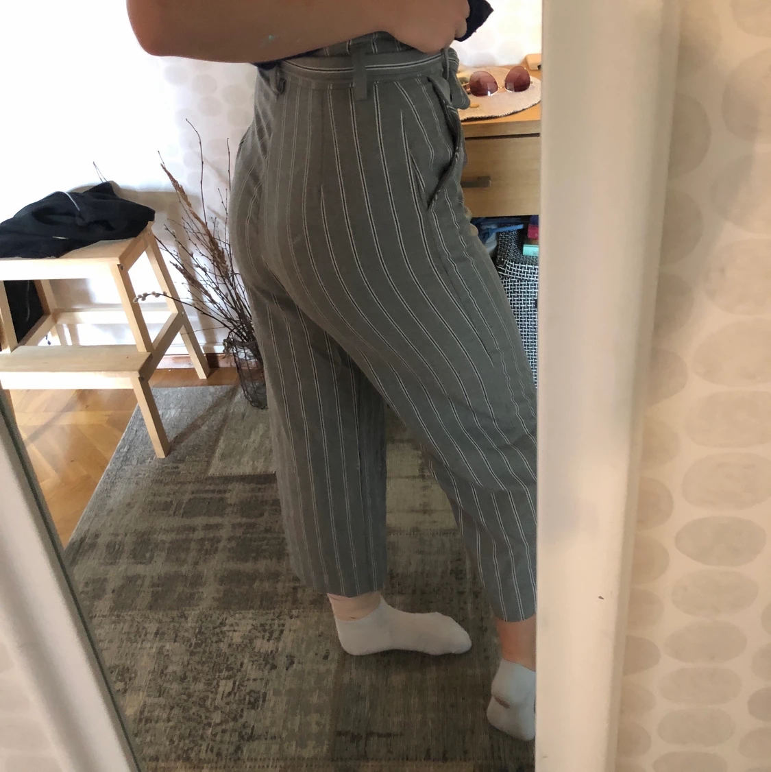 Randiga kostymbyxor  - 90