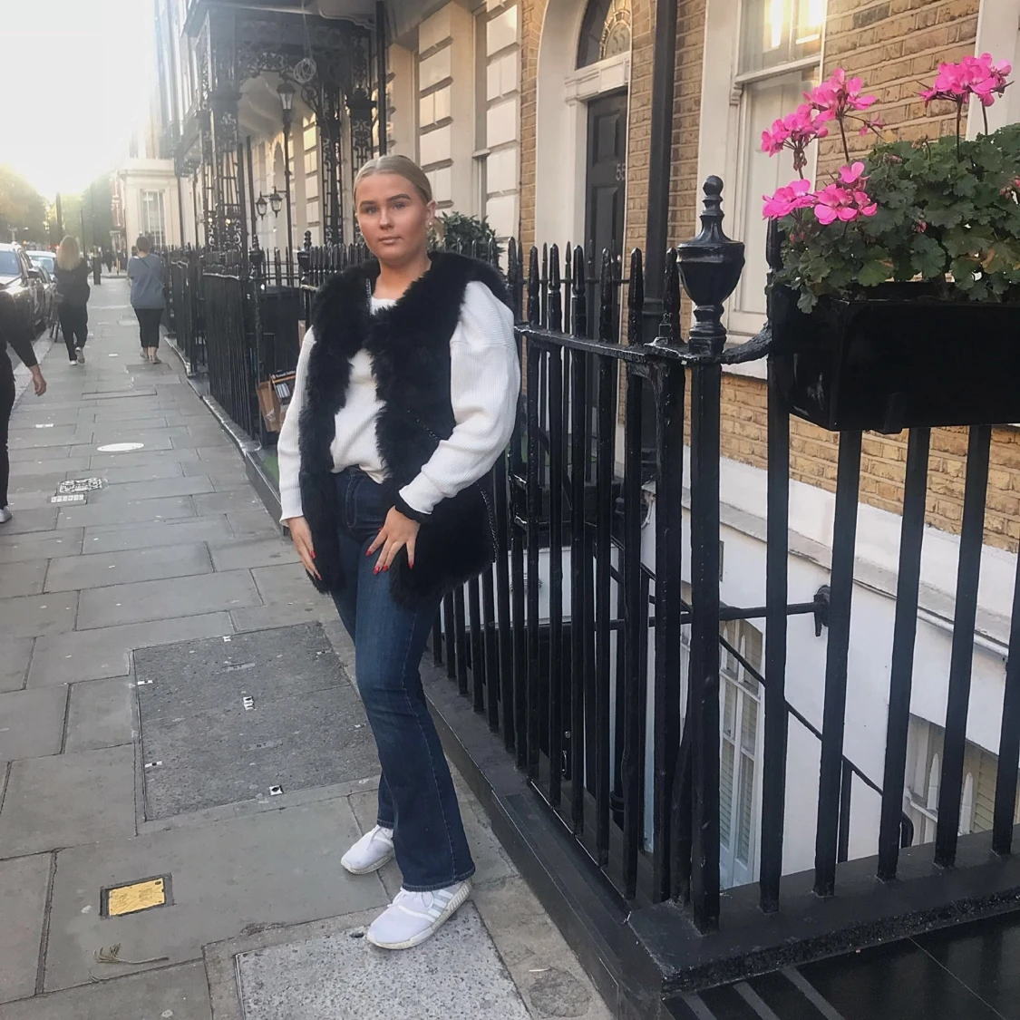 Pälsväst, storlek L/XL  - 91