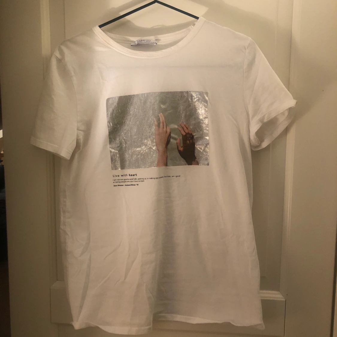 Silvrig t-shirt - 91