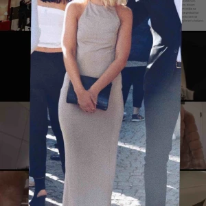  - Säljer en jätte fin och enkel balklänning, använd max 2 gånger! Den är ljusbeige och öppen rygg!!! Frakten ingår i priset 