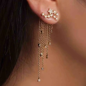  - Snygga guldörhängen, helt oanvända 