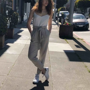  - One piece jumpsuit! Perfect for summer, zipper on side and waist belt attached. One broken strap was resewn. Originally 980sek 