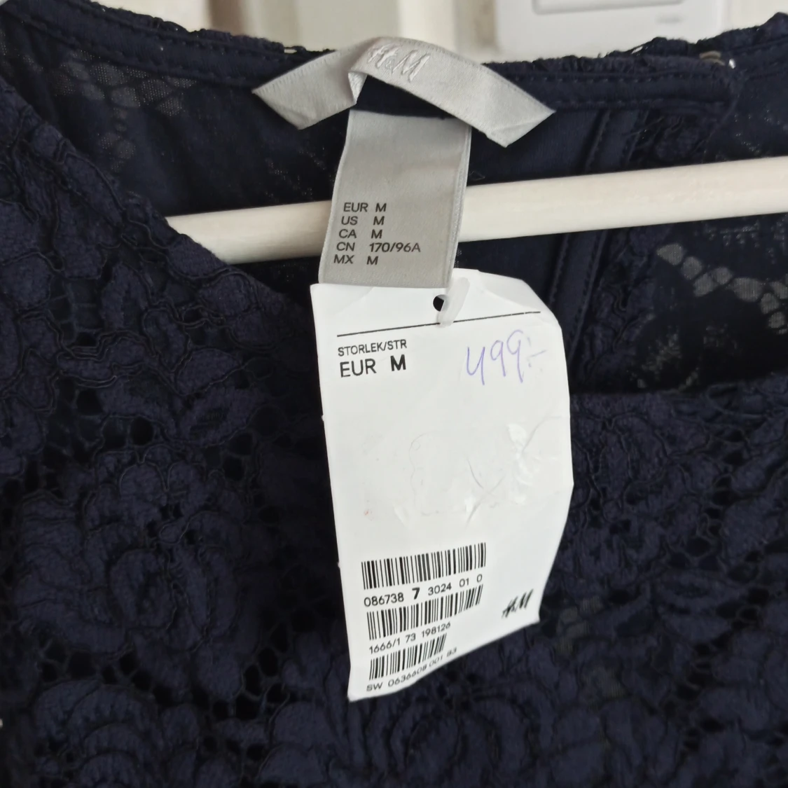 One piece i spets från HM, aldrig använd - 91