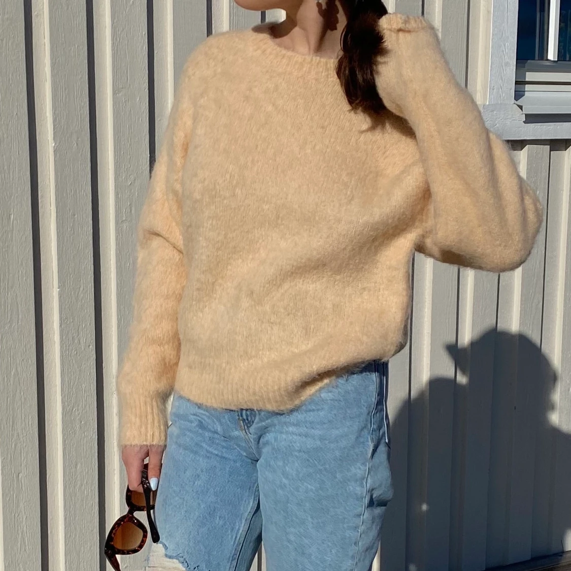 Superskön stickad tröja