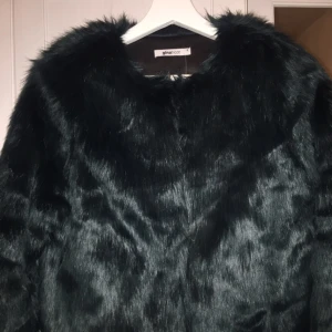  - Grön pälsjacka🌵
Aldrig använd och prislapp kvar, pga av fel storlek 
Snygg nu till våren även en snygg färg!
Från Gina tricot  