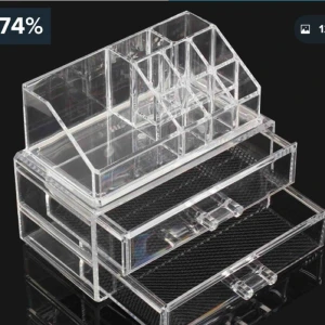  - Smink boxar , genomskinliga. 5 boxar för alla möjliga smink tillbehör el annat!  Köparen står för frakten! 