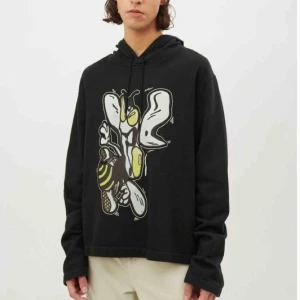  - Our legacy lost bee print hoodie Storlek 46 men är oversized 