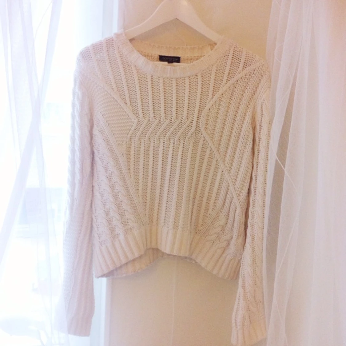 Stickad tröja från Topshop, knappt använd!