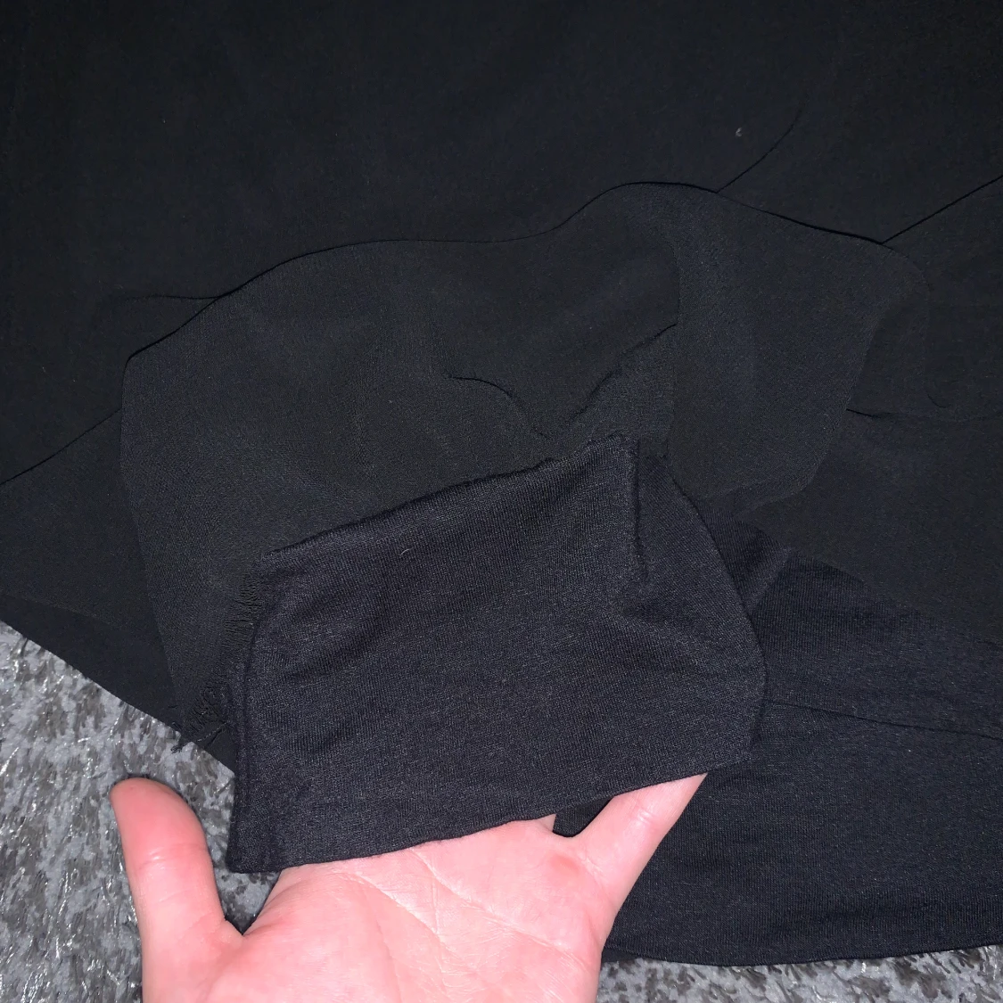 Fin svart blus. - 90