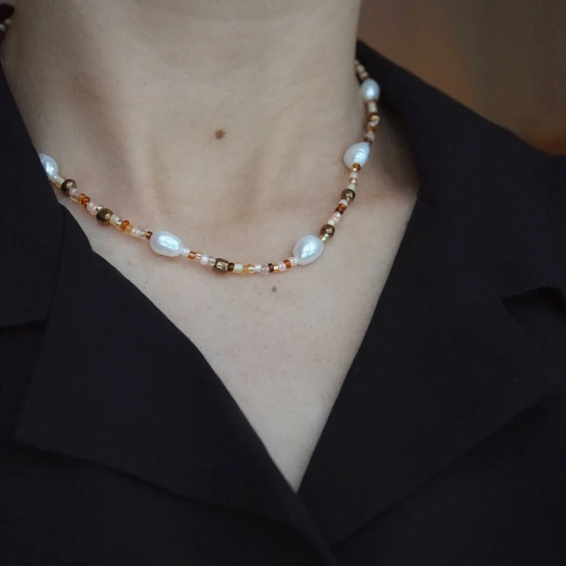 Handgjort halsband  - 90