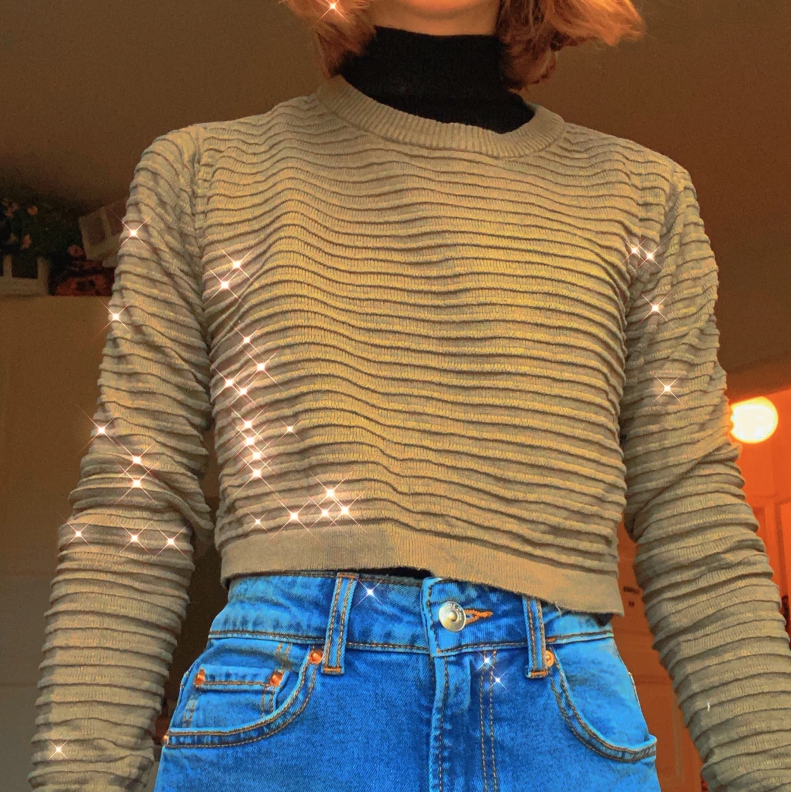 militärgrön tröja från h&m! 💚