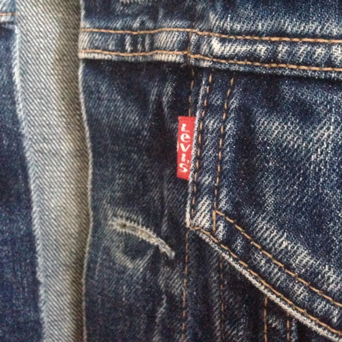 Demin jacket bought in a vintage store in London.  - 1379753712