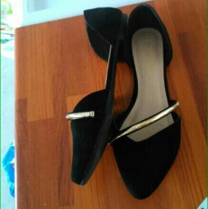  - Fina svarta ballerina, endast använda en gång