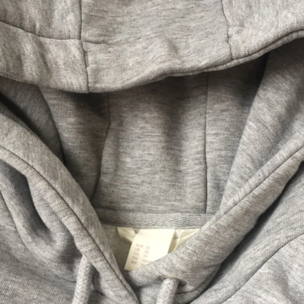 Grå hoodie i storlek XS men skulle säga att den passar upp till M. Bra skick, säljer pga för många liknande tröjor.. Hoodies.