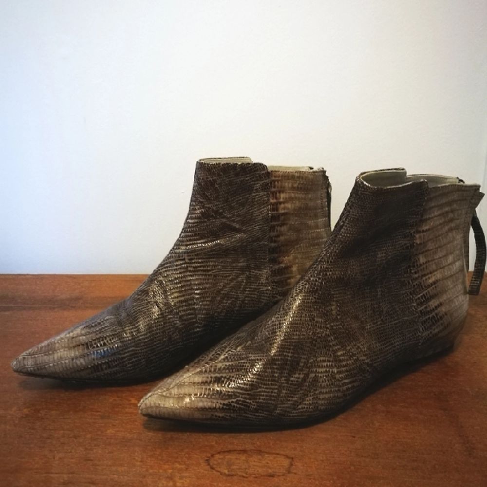 Made for sample sale these genuine leather boots are the only pair out there