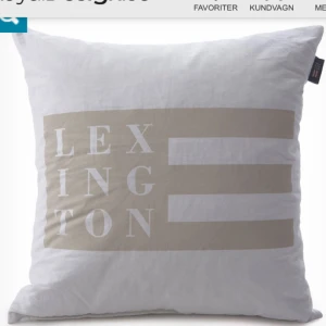  - Lexington kudde 46x46cm . Nytvättad så i fint skick  Porto på 84kr tillkommer