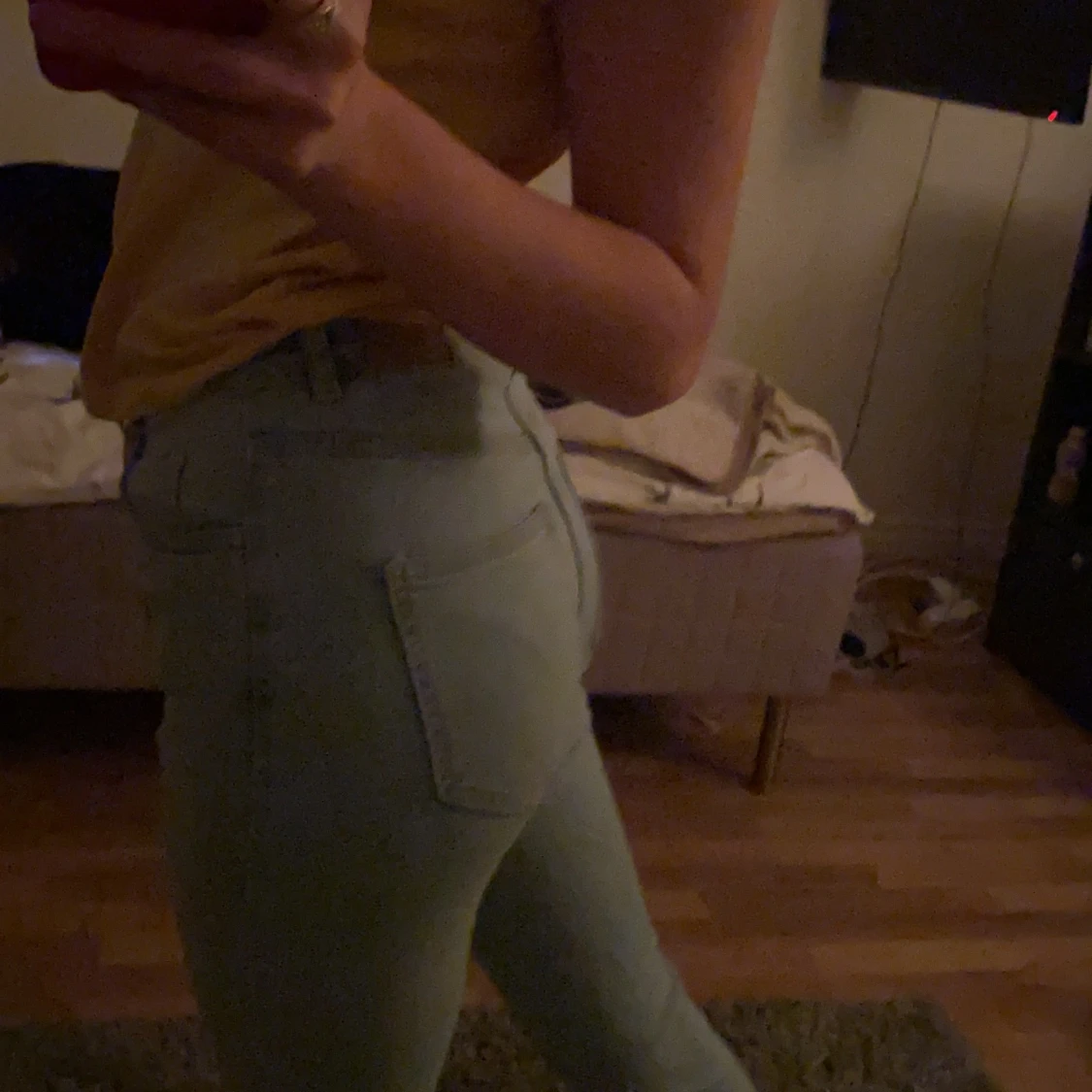 utsvängda jeans - 91