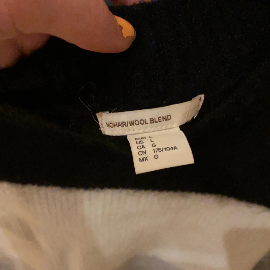 Mohair/woolblend tröja - 90