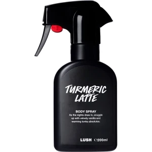 lush turmeric latte body spray - intressekoll för en helt ny turmeric latte body spray från lush 