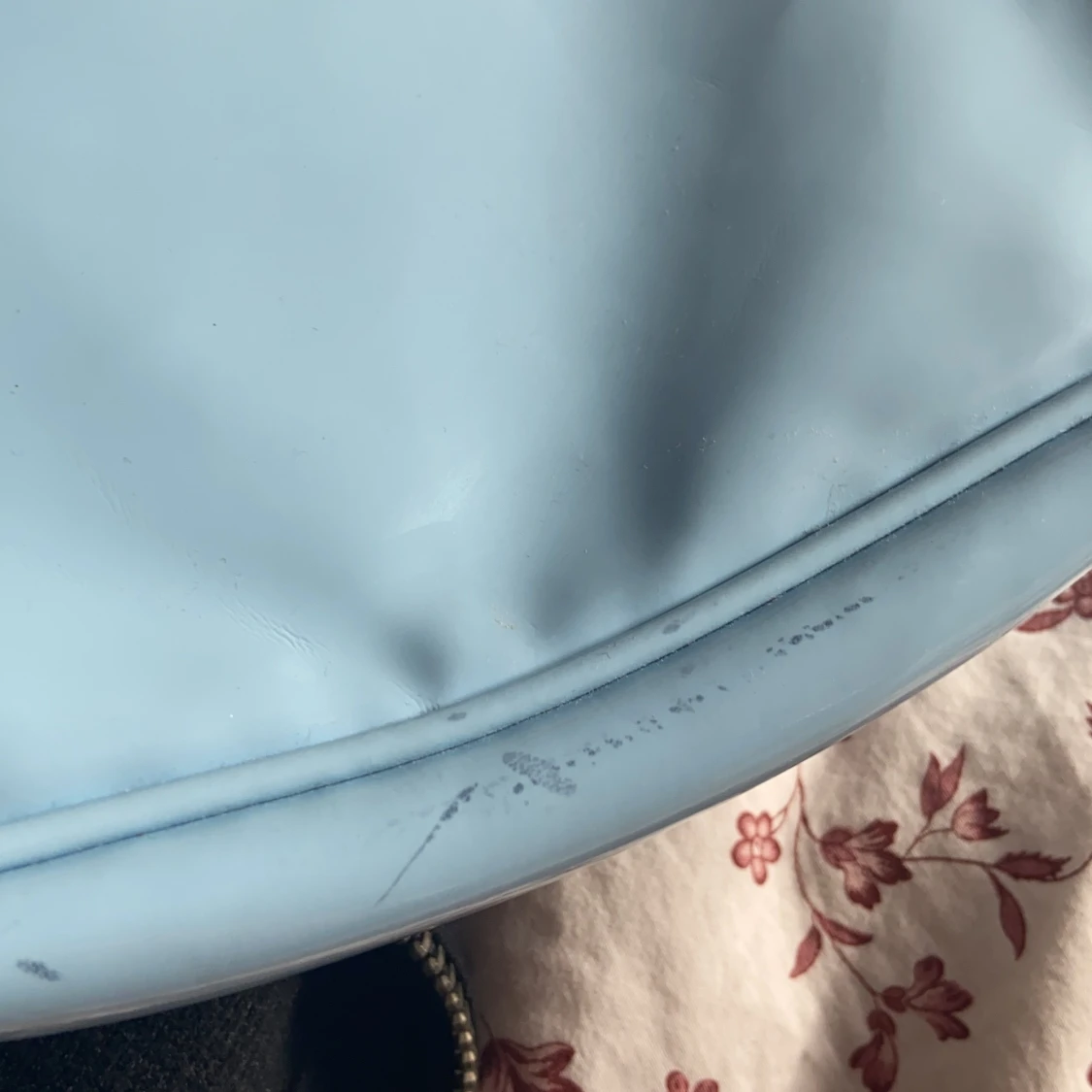 Blå baguett-väska  - 91