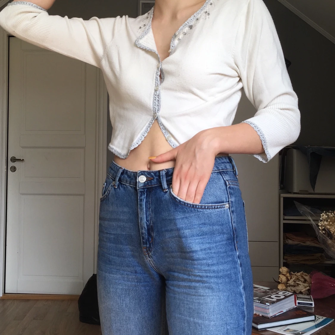 Fin kofta med pärlor - 91