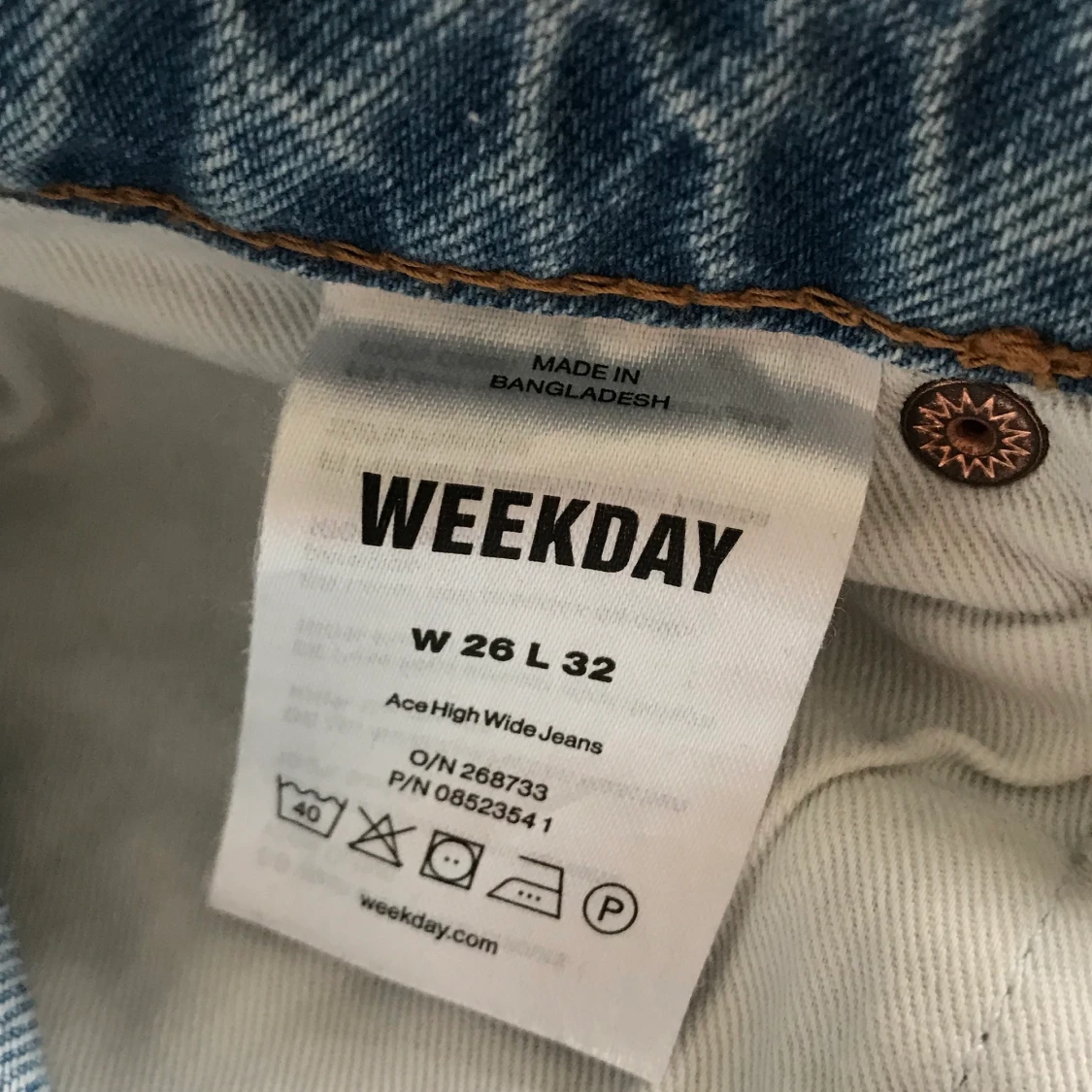Ljusa weekday jeans - 91