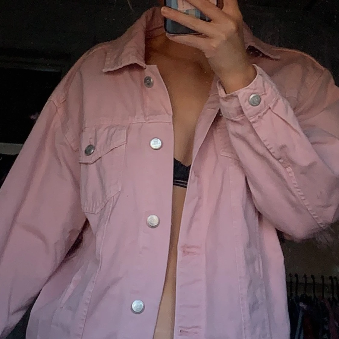 Rosa jeansjacka från Zara - 91