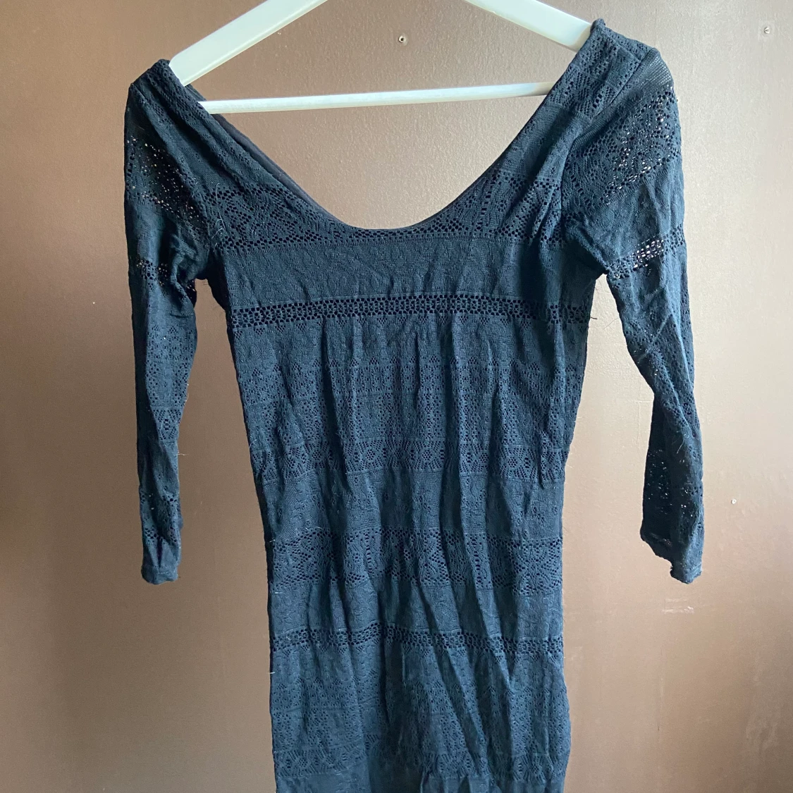 Svart tights klänning  - 90