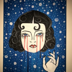 Tavla - Akryl målning på canvas, 28x35