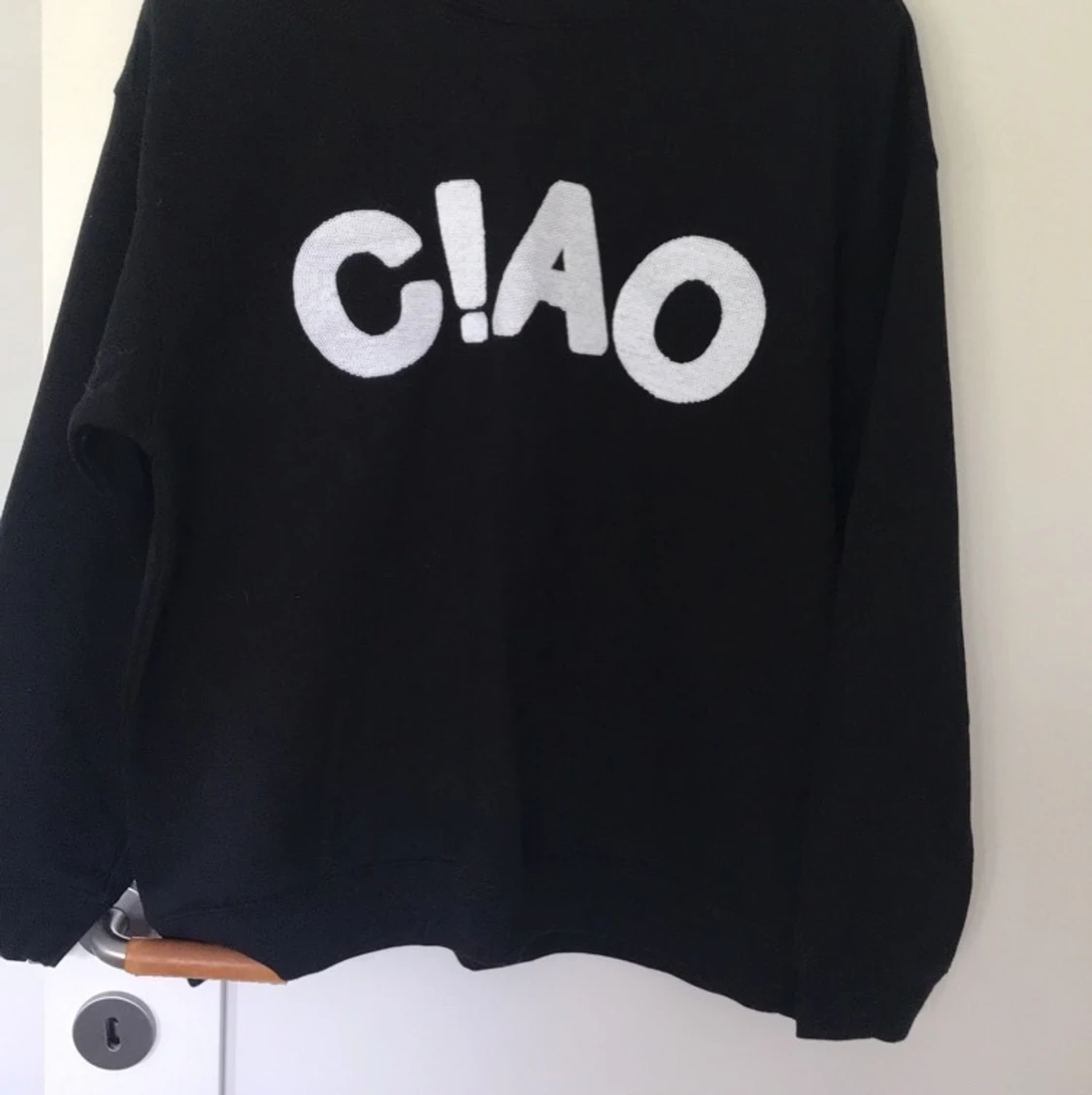 Sweatshirt med tryck