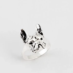 Hund ring - Trendig ring från indiska, storlek M men har böjt till den lite så passar S-L