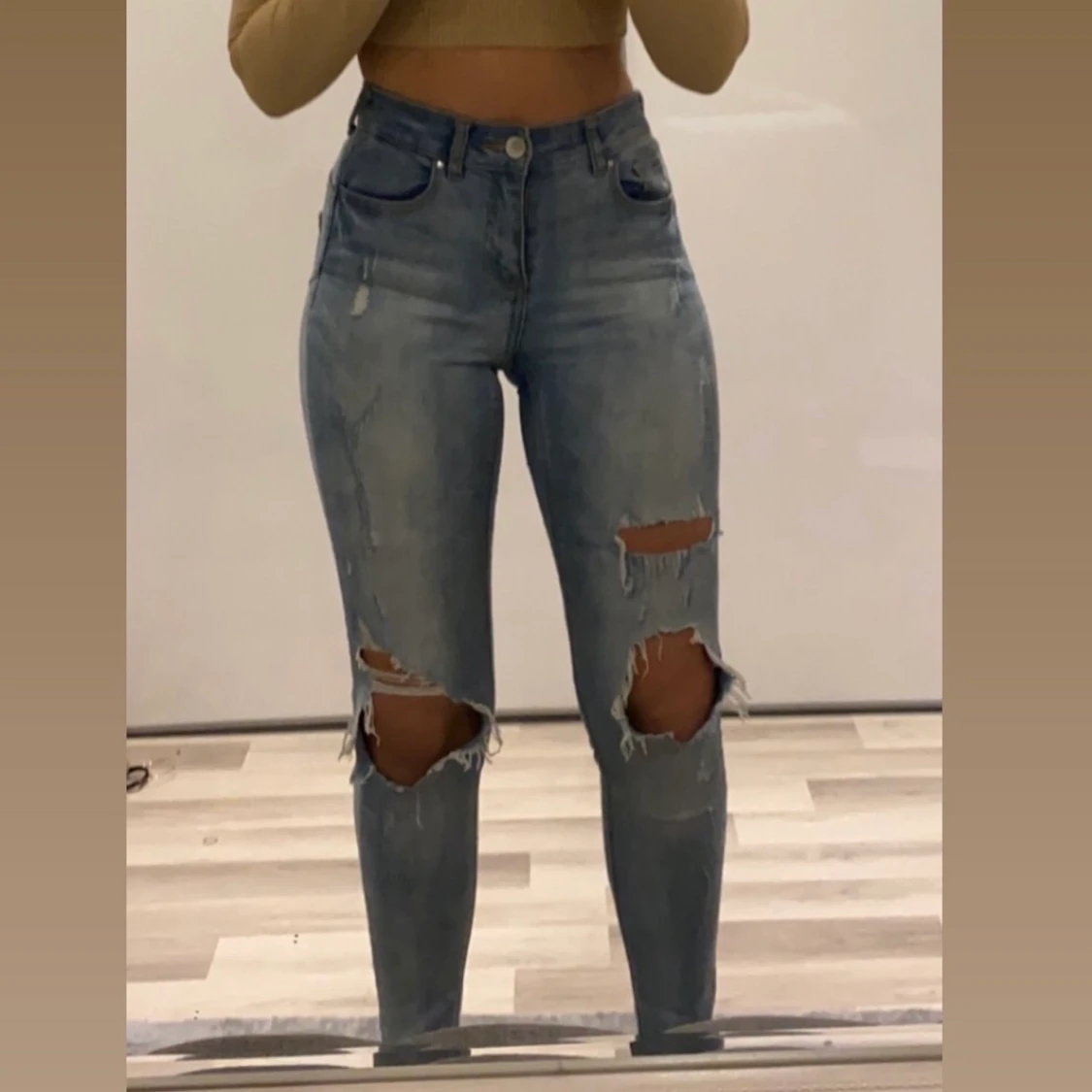 Slitna jeans