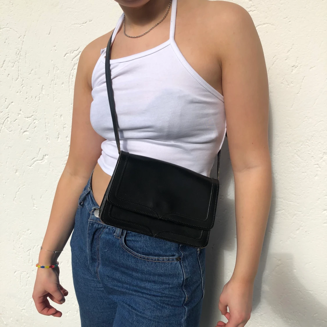 Vintage axelremsväska  - 90