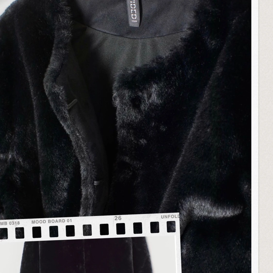 Nya pälsjacka storlek S