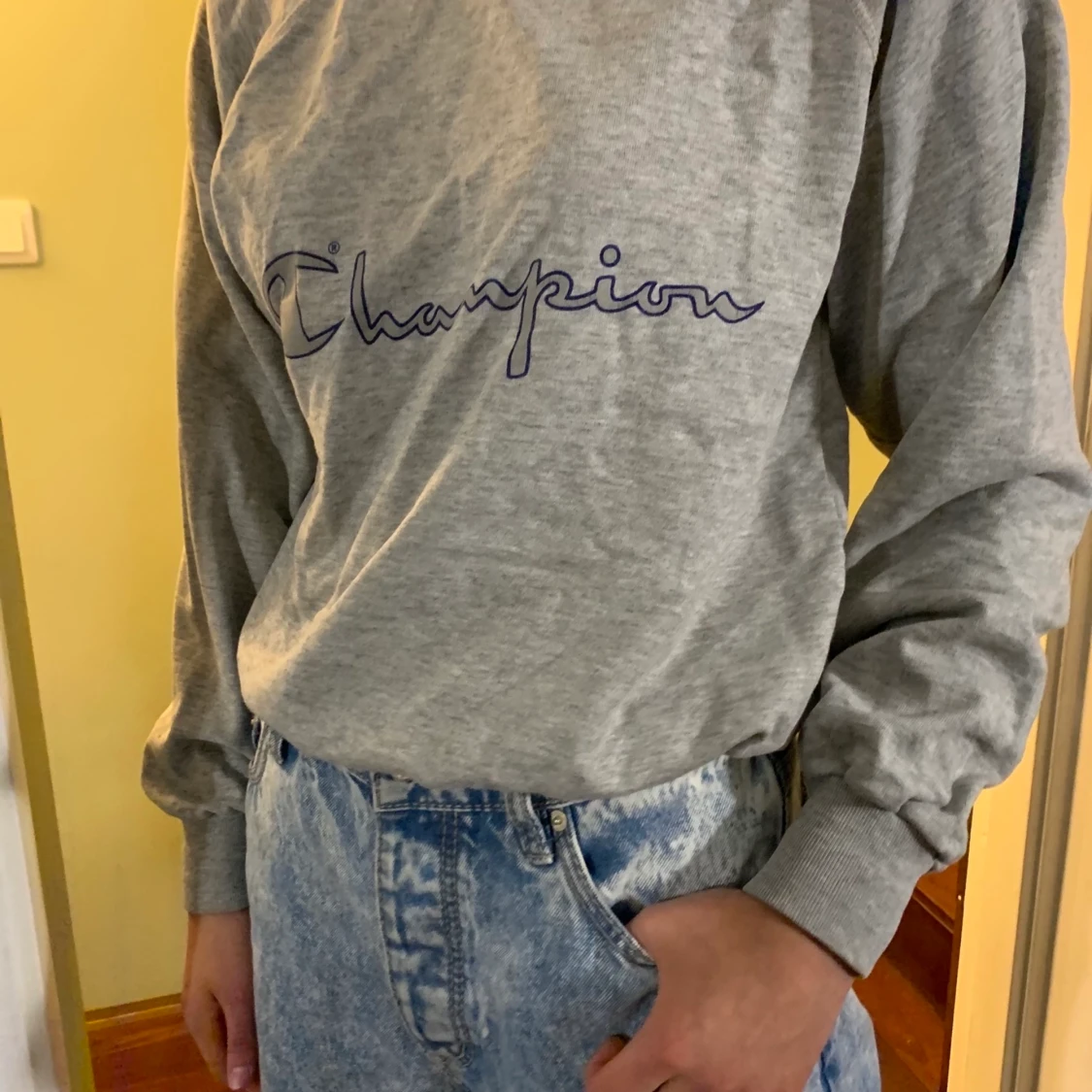 Vintage collagetröja  - 90