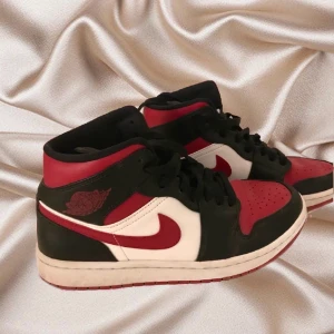 Jordan 1 - Endast använda några gånger men kommer tyvärr inte till användning längre. Storlek 40 men passar på mig som har 39☺️ skon är 25 cm inuti 