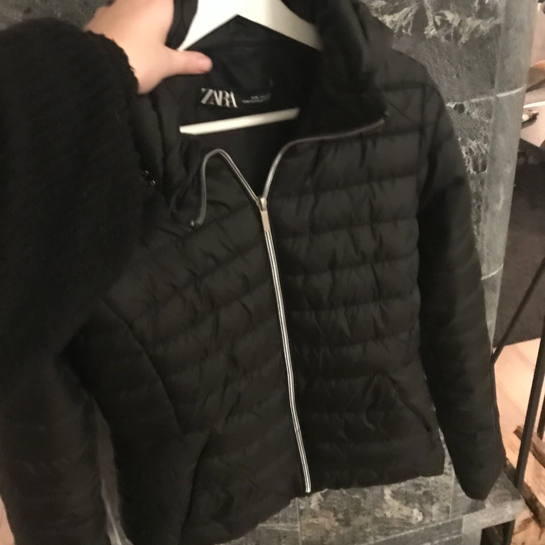 Svart vinterjacka - 90