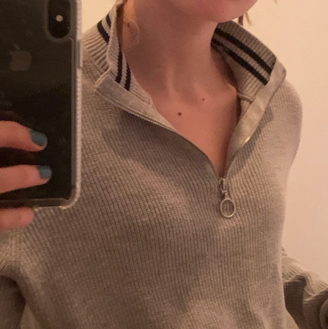 Halv Zip Pullover  - 90