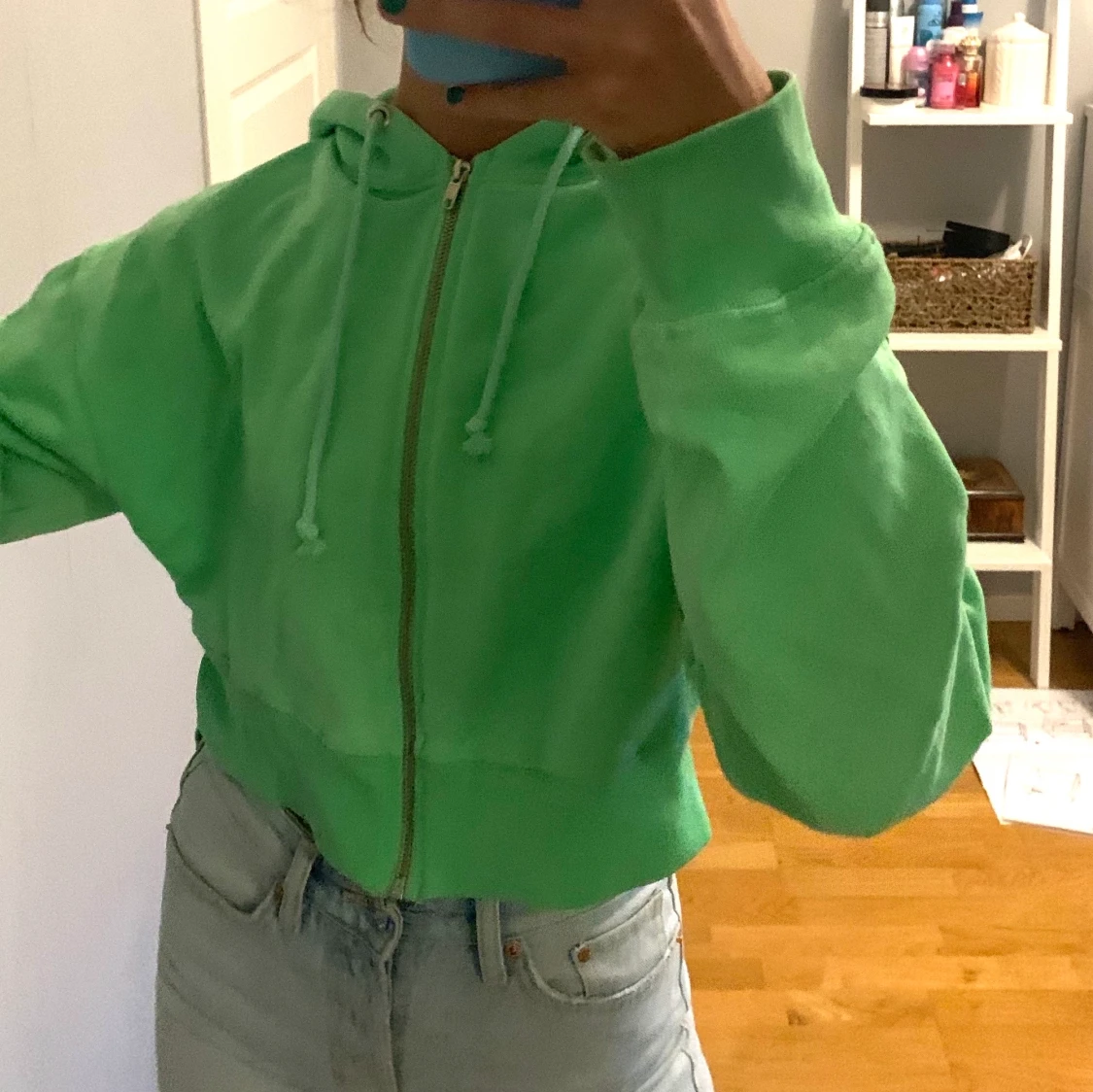 Croppad luvtröja - 90