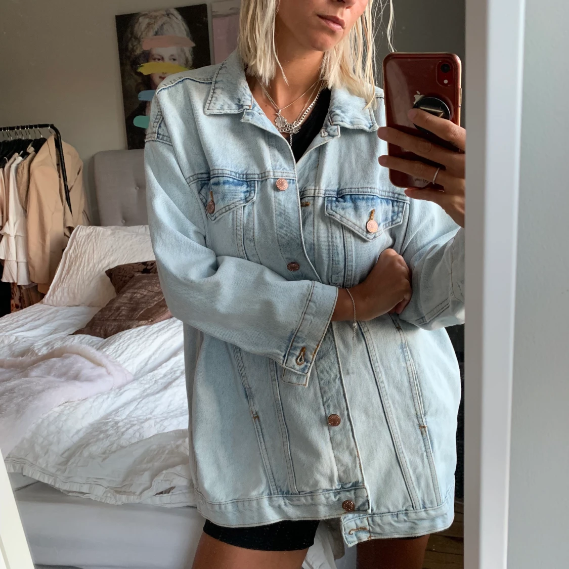 Oversize jeansjacka - 91