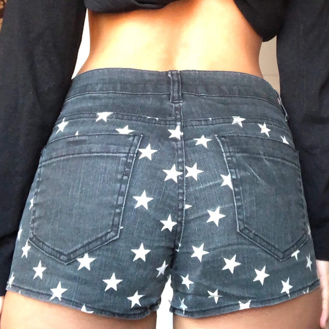 Forever 21 half stars half stripes shorts  - 91