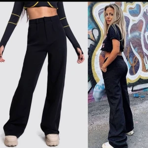 Madlady kostymbyxor  - Populära Oanvända kostymbyxor från madlady. Storlek S och är true to size. Sitter väldigt fint på men var lite små för mig. Nypris 500kr. Köparen står för frakten!