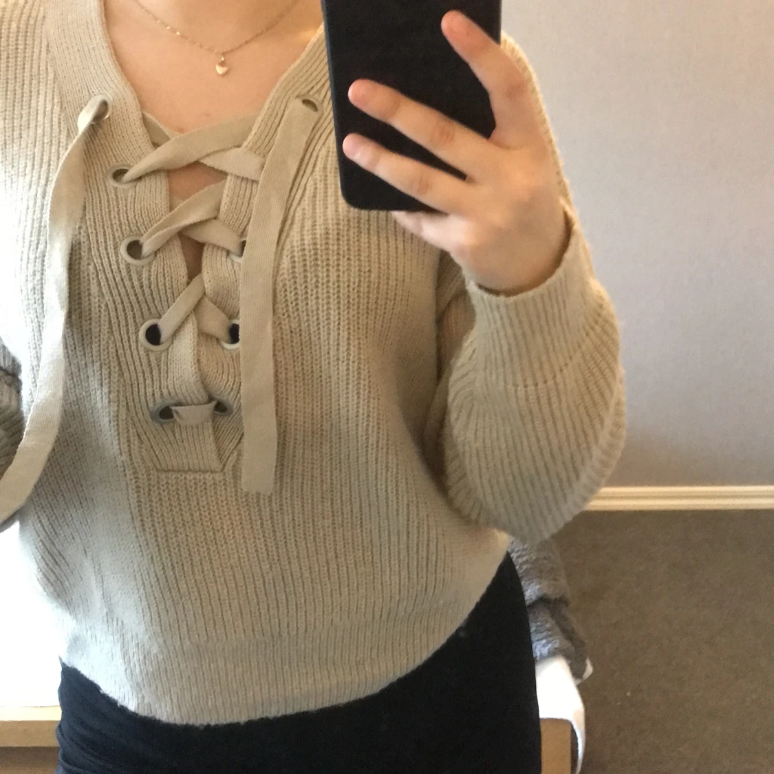 Stickad tröja  - 90