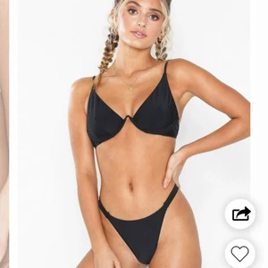 Bikini underdel - Svart bikini under del från Nelly. Strl xs. Endast provat så är i väldigt bra skick. Pris kan diskuteras. Frakt tillkomer