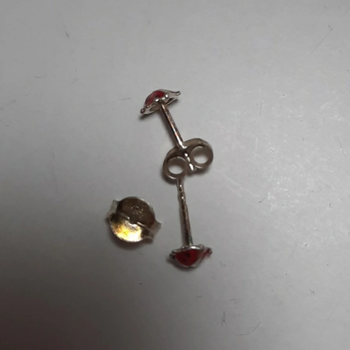 Örhängen med nyckelpigor - 91