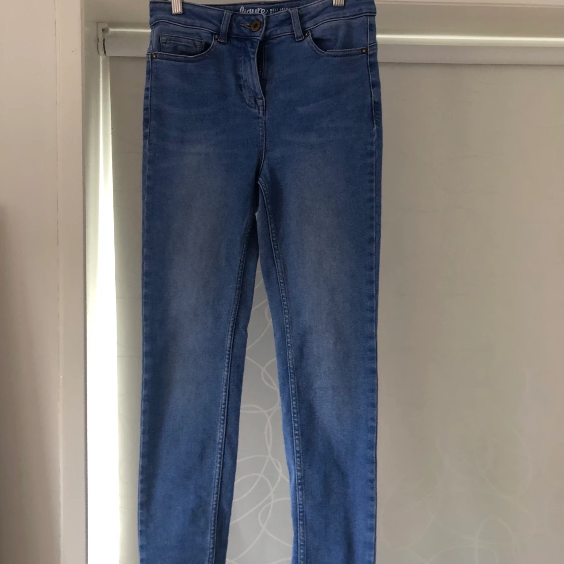 Superstretchiga blåa jeans - 91